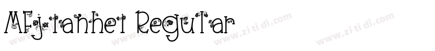 MFjianhei Regular字体转换